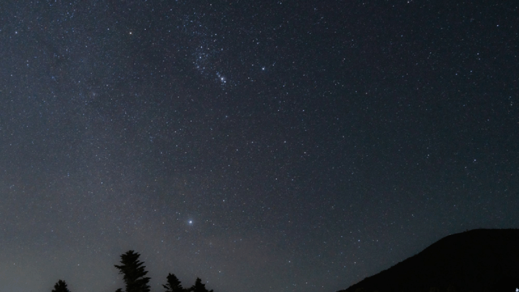 天城高原スターフィールドと満天の星空