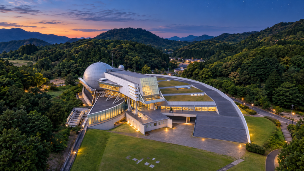 佐賀県立宇宙科学館ゆめぎんが（AI生成イメージ）